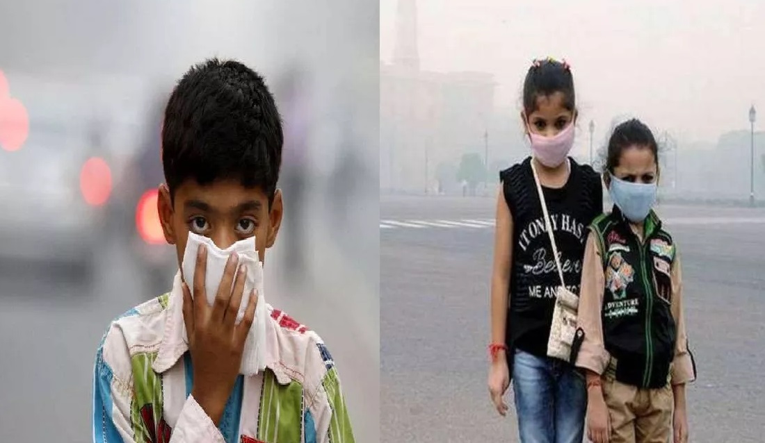 दिल्ली की हवा 'बहुत खराब' श्रेणी में, जानें बच्चों की सेहत पर पड़ेगा कितना असर?
