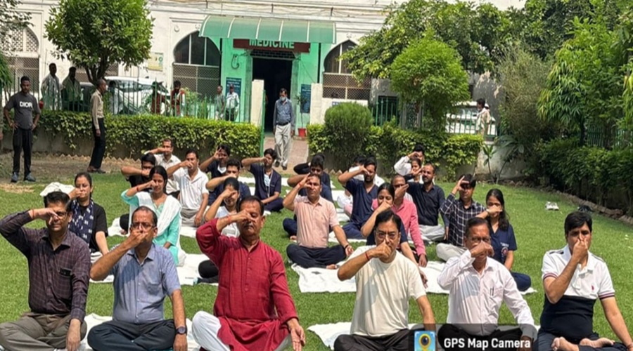 योग के क्षेत्र में अग्रणी भूमिका निभा रहा है रेस्पिरेट्री मेडिसिन विभाग: डॉ. सूर्यकांत  